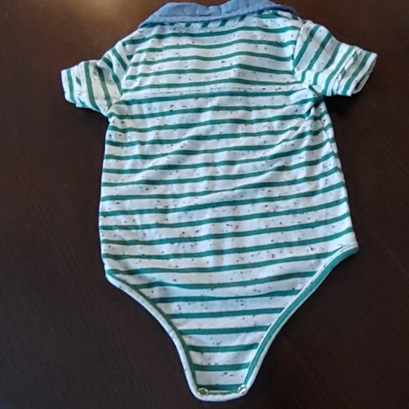 Sovereign Code textured stripe polo bodysuit - Picture 4 of 5